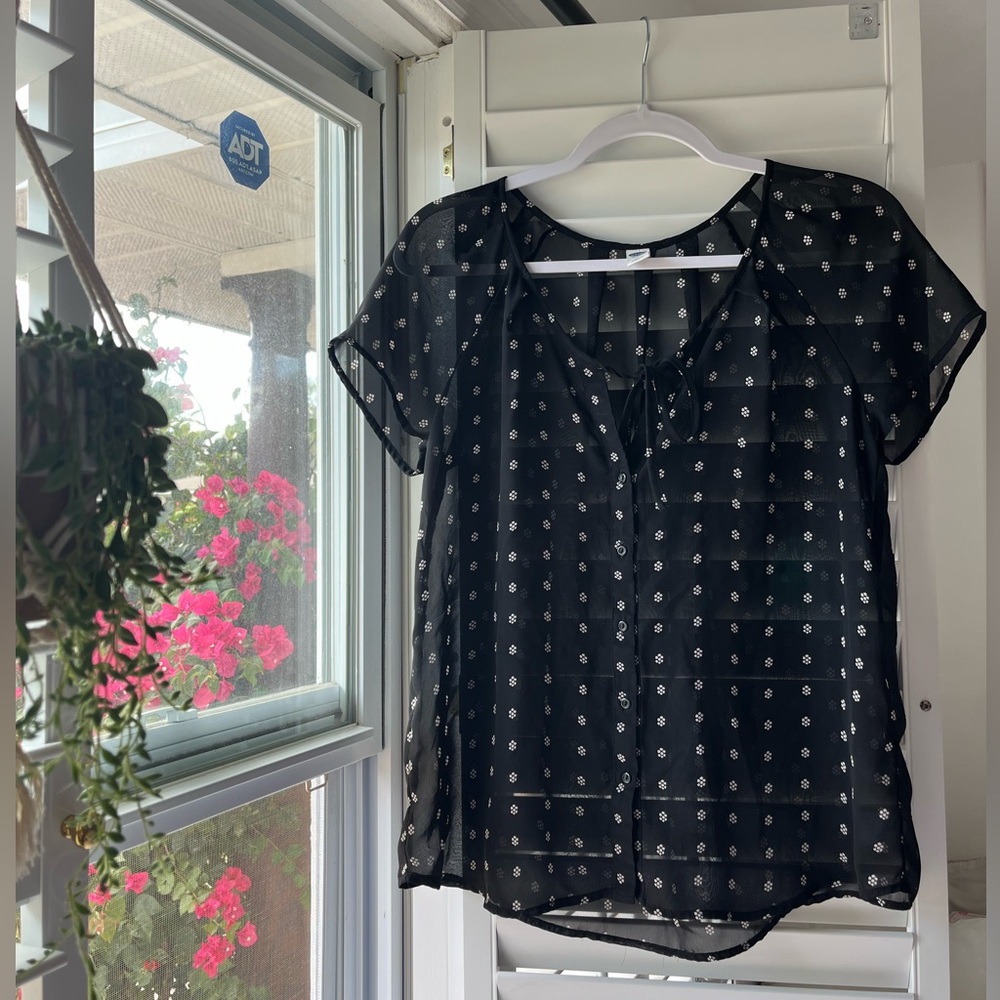 Black old navy dress top